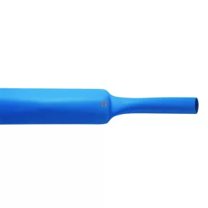   Tub termocontractabil 6,4-3,2 mm, albastru, 1,0 m, cu pereți subțiri, Cellpack SR1F 457315