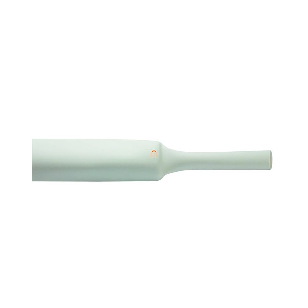 Tub de contracție 6,4-3,2 mm alb, cu pereți subțiri, 1,0 m Cellpack SR1F 457336