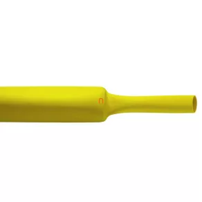   Tub termocontractabil 3,2-1,6 mm, galben, cu perete subțire, lungime 1,0 m, Cellpack SR1F 457364