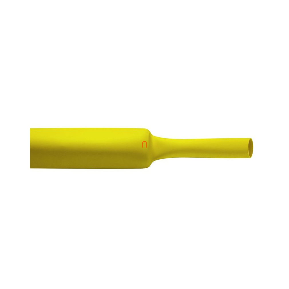 Tub flexibil 12,7-6,4 mm galben, cu pereți subțiri, 1,0 m Cellpack SR1F 457368
