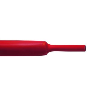   Tub termocontractabil 25,4-12,7 mm roșu 1,0 m cu pereți subțiri Cellpack SR1F 457329