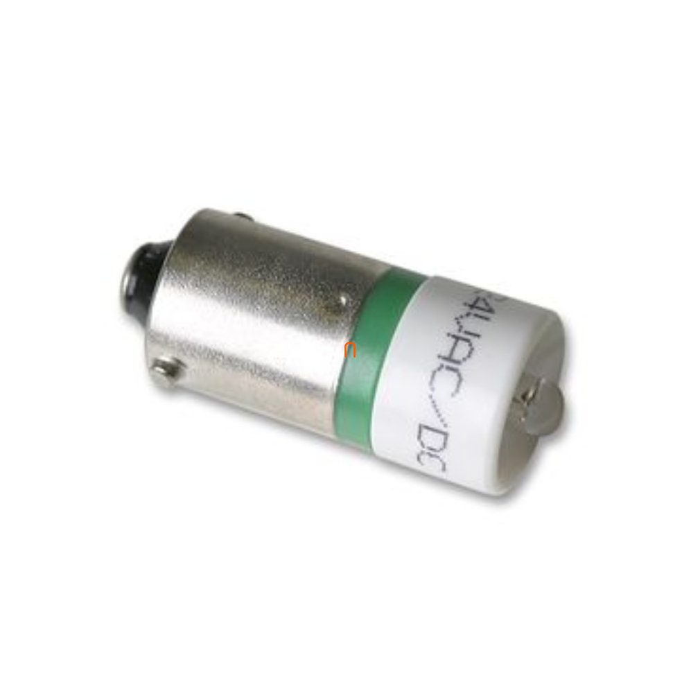 Siemens 3SB3901-1DA LED bec, BA9s, verde, 15mA, 24VAC/DC