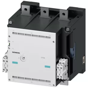   Contactor cu vid Siemens 3TF6844-0CM7, 335 kW/630 A, 220–240 V c.a., 50/60 Hz, 4 NO + 4 NC, dimensiune 14, cu șuruburi