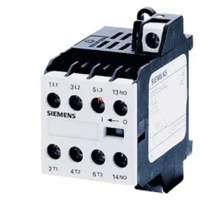   Contactor magnetic Siemens 3TG1001-0BB4, 4 poli, 20 A (AC1), 3 NO + 1 NC, 24 Vcc, cu șuruburi