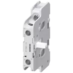   Contact auxiliar Siemens 3TY7681-1G pentru comutarea bobinei, 1NC, 3TF68/69, cu șuruburi