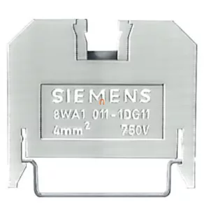 Bornă Siemens 8WA1011-1DG11, 4 mm², bej