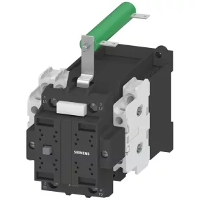   Contactor magnetic Siemens 3TC4417-0LB4, 2P, 32 A (CC1), 2 NO + 1 NC, 24 VCC, cu racord cu șuruburi