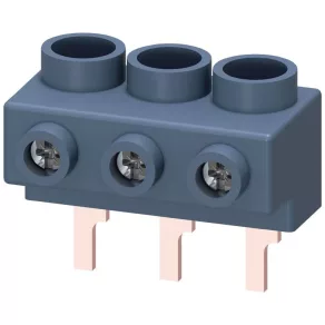   Clemă de alimentare Siemens 3RV1915-5A pentru șină cu dinți 3F, 16 mm², S00