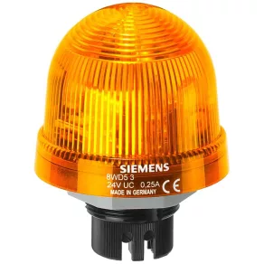   Siemens 8WD5320-0CD, intermitent, galben, 24 V c.a./c.c., diametru 70 mm, fixare PG29, IP54