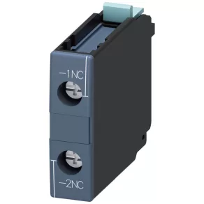   Siemens 3RH1921-1CA01 contact auxiliar, montare frontală, 1NC, S6-S12, cu șuruburi