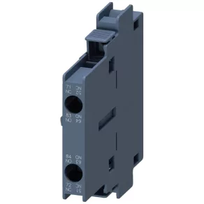   Siemens 3RH1921-1EA11 contact auxiliar, lateral, 1NO+1NC, S6-S12, primar, cu șurub (EN50005)