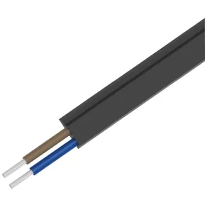   Cablu Siemens 3RX9025-0AA00 AS, PUR rezistent la ulei, negru (pentru alimentare auxiliară), 2x1,5 mm², 100 m/rolă