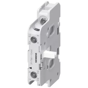   Siemens 3TY7561-1EA00 contact auxiliar, lateral, 1NO+1NC, 3TF68/69, primar, cu șurub
