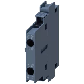   Siemens 3RH1921-1JA11 contact auxiliar, lateral, 1NO+1NC, S6-S12, secundar, cu fixare prin șurub (EN50012)