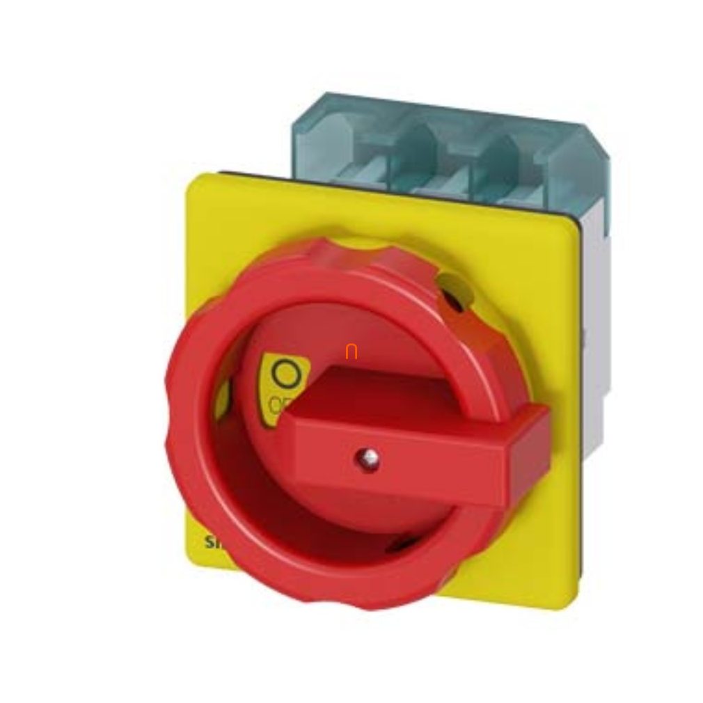 Siemens 3LD2504-0TK53 BE-KI comutator, 3P, 63A, pentru panou frontal, roșu/galben
