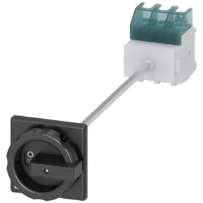   Întrerupător Siemens 3LD2514-0TK51, 3P, 63 A, cu acționare rotativă, negru
