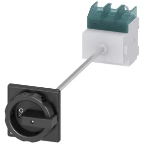   Întrerupător Siemens 3LD2814-0TK51, 3P, 125 A, cu acționare rotativă, negru