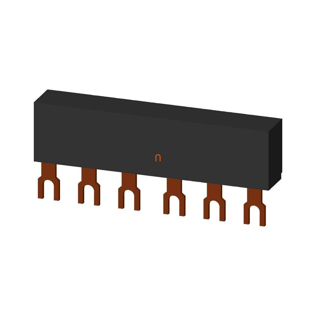 Siemens 3RV1915-1AB 3F motor protector pentru șină cu pieptene, 2 bucăți cu ramificație de 45 mm, S00-S0