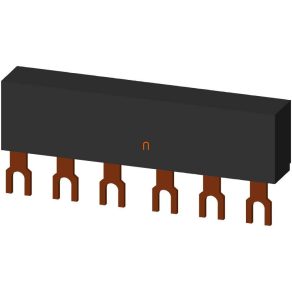   Șină combinată Siemens 3RV1915-1AB 3F pentru protecția motorului, 2 buc. Ramificație 45 mm, S00-S0