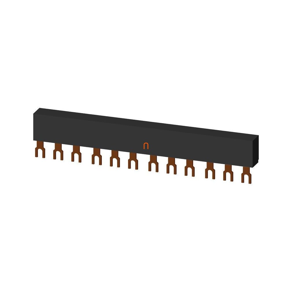 Siemens 3RV1915-1CB 3F motor protector pentru șină cu pieptene, 4 bucăți cu ramificație de 45 mm, S00-S0