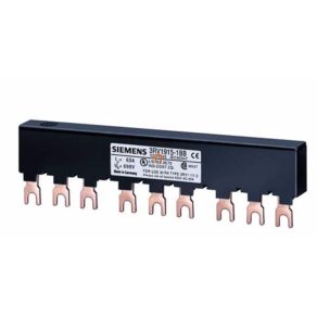   Șină combinată Siemens 3RV1915-2BB 3F pentru protecția motorului, 3 buc. Ramificație de 55 mm, S00-S0