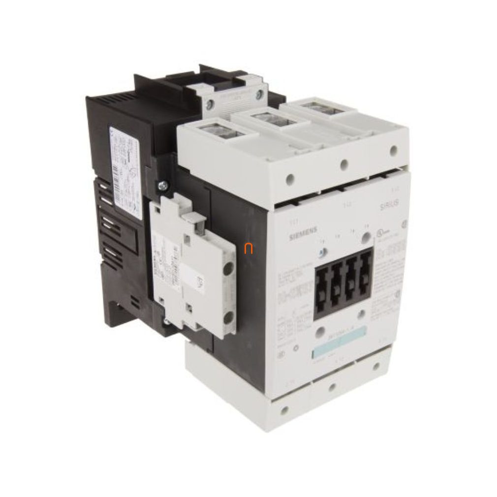 Siemens 3RT1054-1AP36 magnetocontactor, 55 kW, 220-240 VAC/DC, 2NO+2NC, S6, cu șuruburi.