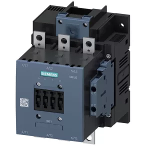   Contactor Siemens 3RT1056-6AF36, 90 kW, 110-127 V c.a./c.c., 2 NO + 2 NC, S6, cu prindere prin șuruburi