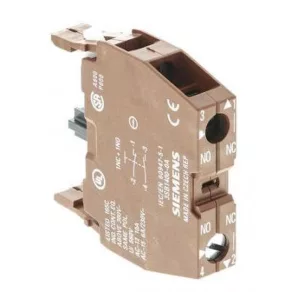   Contact auxiliar Siemens 3SE3982-7J 1NO+1NC, pentru comutator de picior 3SE2924-3AA20