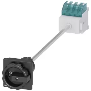   Întrerupător Siemens 3LD2013-0TK51, 3P, 16 A, cu acționare rotativă, negru