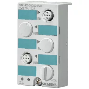   Siemens 3RK1400-0GQ20-0AA3 AS-I kompakt modul, K45 (digital), 2I/2O, 1A