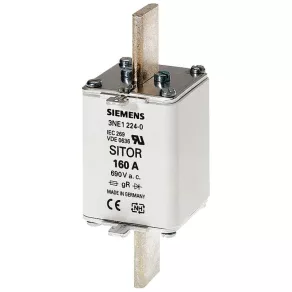   Siemens 3NE1227-2, siguranță cu cuțit, NH-1, 250 A gR, 690 V c.a./250 V c.c., protecție cu semiconductori