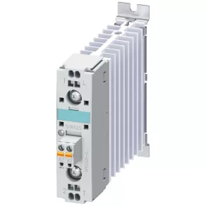   Relé cu semiconductori (SSR) Siemens 3RF2320-2AA06, 20 A/48–600 V c.a., alimentare 24 V c.c., cu acționare prin arc