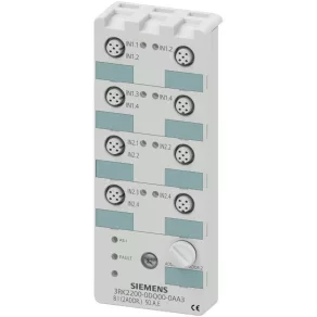   Siemens 3RK2400-1DQ00-0AA3 AS-I compact K60 digital A/B (Spec. V3.0) slave, modul digital de intrare/ieșire, 4 DI/4 DQ, 8xM12, Y-II