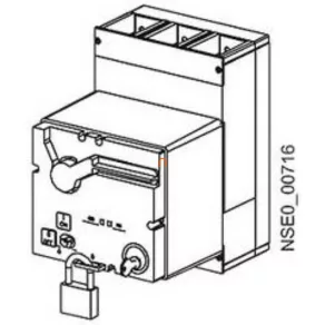 Motor Siemens 3VL9400-3MJ00 pentru VL400 (3VL4), 24 Vcc