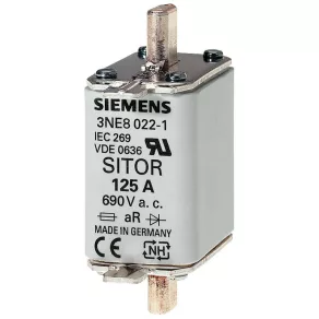   Siemens 3NE1021-2, siguranță cu lamă, NH-00, 100 A gR, 690 V c.a./250 V c.c., protecție cu semiconductor