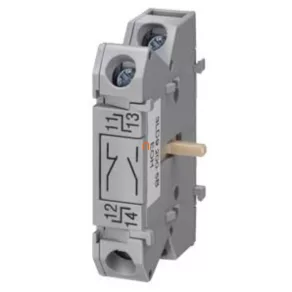   Siemens 3LD9200-5BF contact auxiliar 1NO+1NC, cu închidere întârziată, deschidere Siemens, contacte placate cu aur, pentru panoul frontal 3LD2