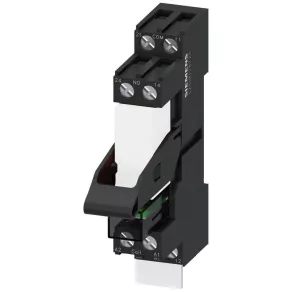   Siemens LZS:RT4A4L24 releu + soclu, modul LED cu diodă de protecție, cu etichetă, 2CO/16A, 24 Vcc, cu fixare prin șuruburi