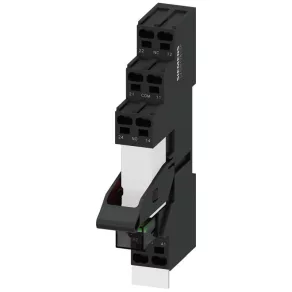   Siemens LZS:RT3D4L24 releu + soclu, modul LED cu diodă de protecție, etichetă, 1CO/10A, 24 Vcc, cu prindere prin șuruburi