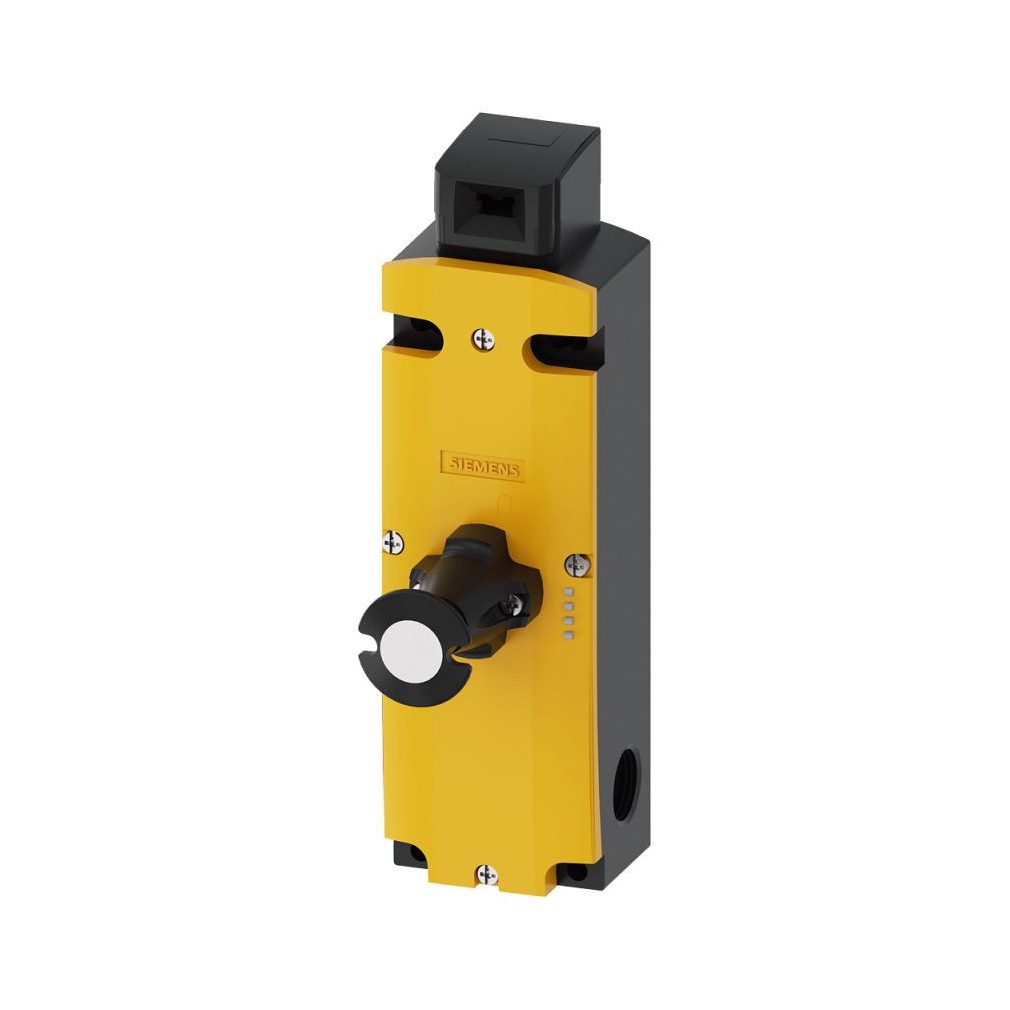Siemens 3SE5322-1SF21 comutator de siguranță, declanșare pe panou frontal, 24 VCC, LED galben/verde