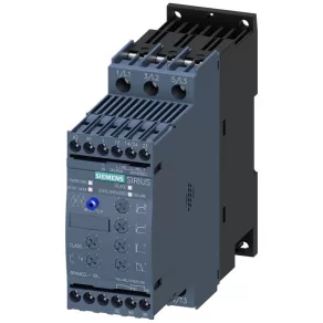   Siemens 3RW4026-1BB04 starter cu demarare progresivă, 11 kW/25 A, 24 V c.a./c.c., S0, cu șuruburi