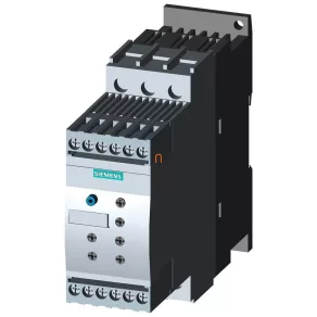   Soft starter Siemens 3RW4028-1BB04, 18,5 kW/38 A, 24 VAC/DC, S0, șurub.