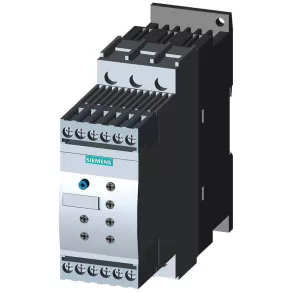   Siemens 3RW4028-1BB04 starter, 18,5 kW/38 A, 24 V c.a./c.c., cu protecție termică a motorului, S0, cu șuruburi