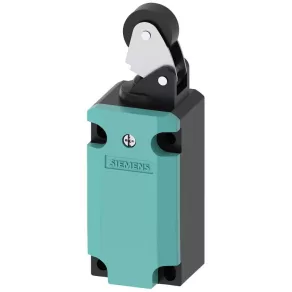   Comutator de capăt de cursă Siemens 3SE5112-0BE01, manetă cu rolă, acționare orizontală, 1NO+1NC, carcasă metalică, 40 mm