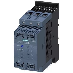   Demaror cu variator Siemens 3RW4046-1BB14, 45 kW/80 A, 110–230 V c.a./c.c., S3, cu șuruburi