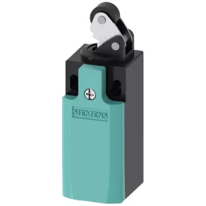   Comutator de capăt de cursă Siemens 3SE5232-0HE10 cu rolă din plastic și pârghie de apăsare, 1NO+1NC (cu acțiune instantanee), bloc de contacte integrat (neînlocuibil), carcasă din plastic, 31 mm