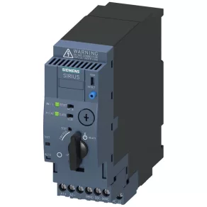   Pornitor compact pentru motoare Siemens 3RA6120-1CB33 (DOL), 1,5 kW/1-4 A, 24 V c.a./c.c., conexiune cu șuruburi