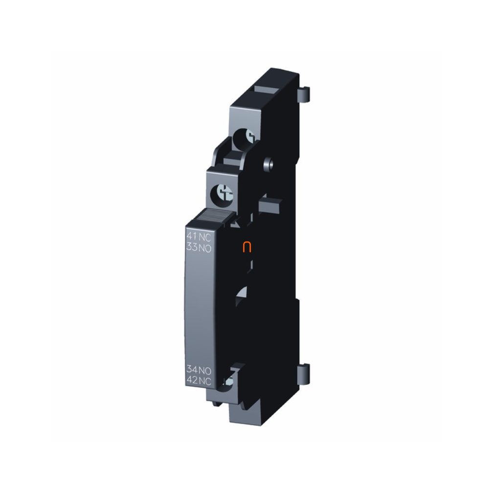 Siemens 3RV2901-1A segédérintkező, oldalra, 1NO+1NC, S00-S3-hoz, csavaros