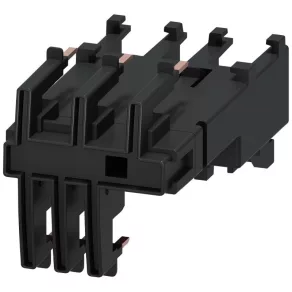   Element de asamblare Siemens 3RA2911-2AA00 între contactorul magnetic S00 și protecția motorului S00, cu fixare cu arc