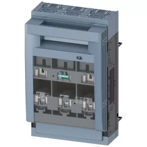   Secționator Siemens 3NP1143-1BC10, 3P 250 A, NH1, pentru șină de 60 mm, cu conectori plat