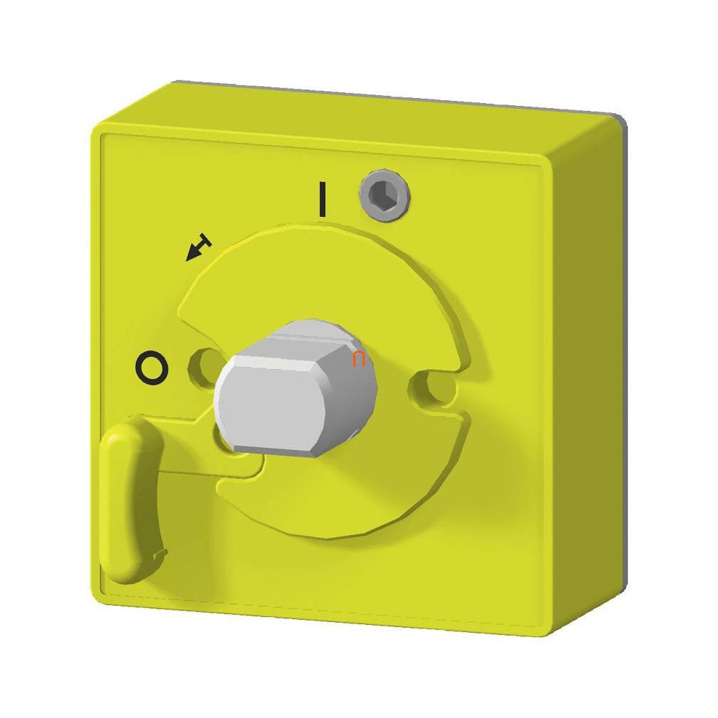 Siemens 3VT9100-3HH20 cuplaj pentru ușă, galben, IP66, pentru 3VT1